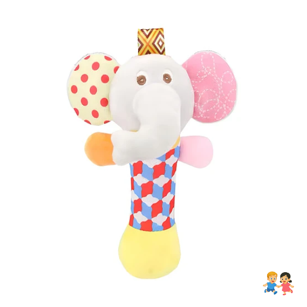 Sonajero Peluche Y Apretable Skk Baby.
