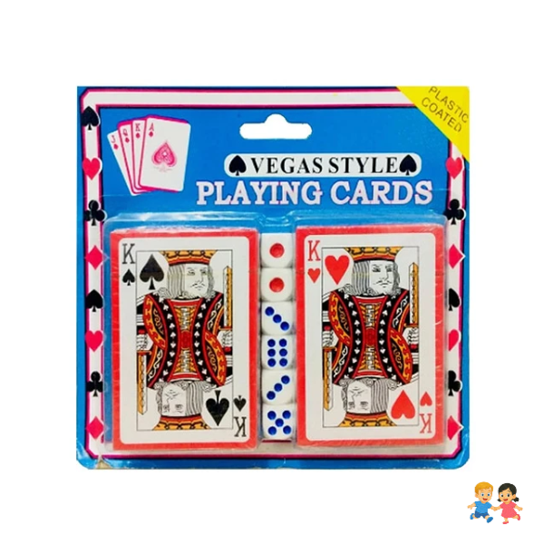 Juegos De Cartas Con Dados Pack De 2 Mazos De Cartas