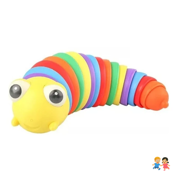 Juguete Didáctico Gusano Sensorial.