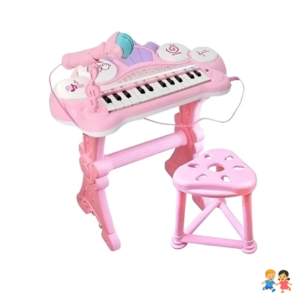 Teclado Electrónico Piano Para Niños Musical Con Micrófono.