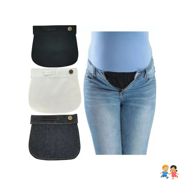 Extensor De Pantalón Tallas Grandes Embarazo Tela Resistente.