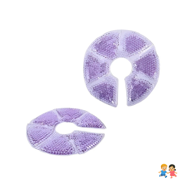 Almohadillas En Gel Para Lactancia Materna, 2 Unid + 2 Funda.