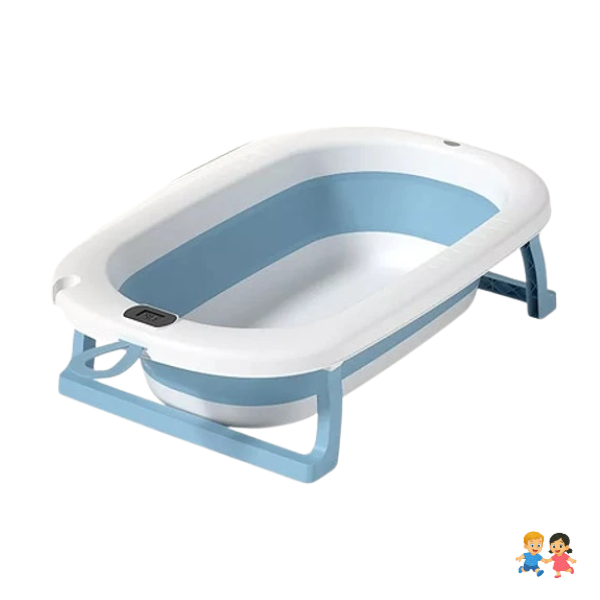 Bañera Plegable Bebe Con Termómetro