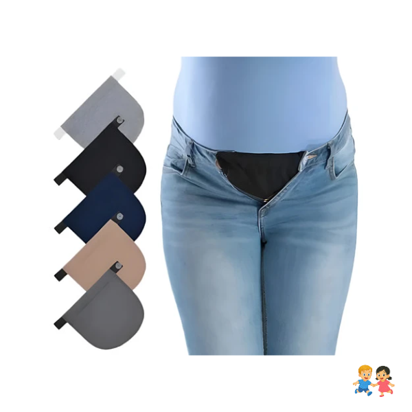Set 5 Extensores De Pantalón Bandas Para Embarazo Maternidad.