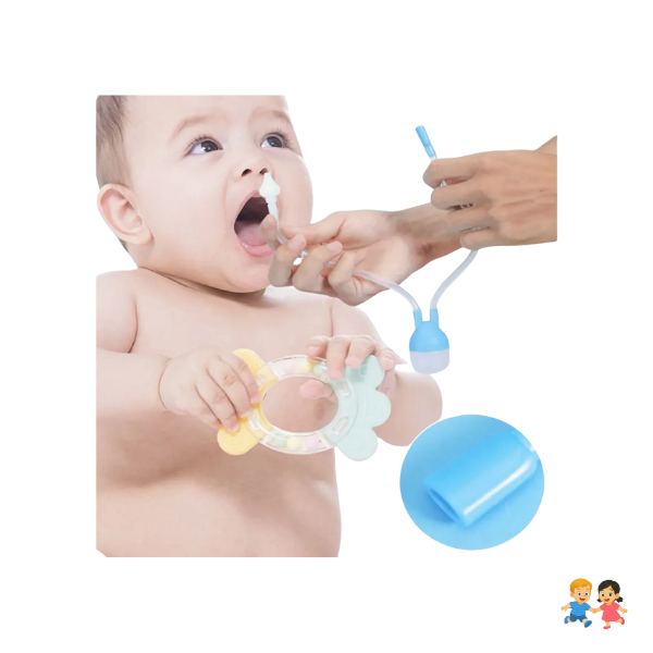 Aspirador Nasal Para Bebé y Pinza Saca Mocos.