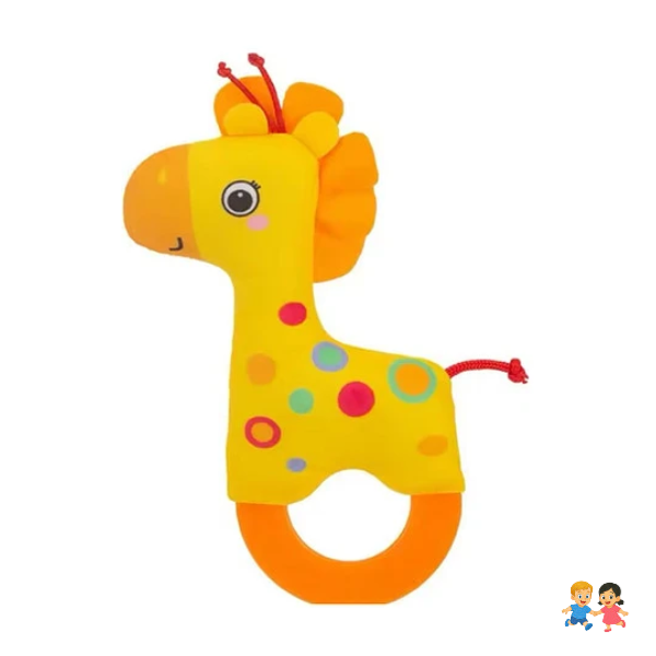 Sonajero Peluche Con Mordedor Estimulación Temprana Bebé.