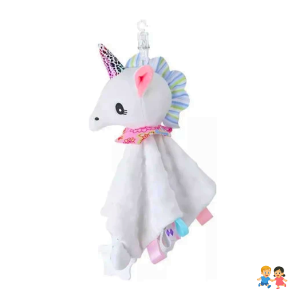 Tuto Apego Unicornio Calmante Suave Con Mordedor Para Bebé.