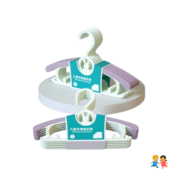 Set De 5 Colgadores De Ropa Antideslizantes.