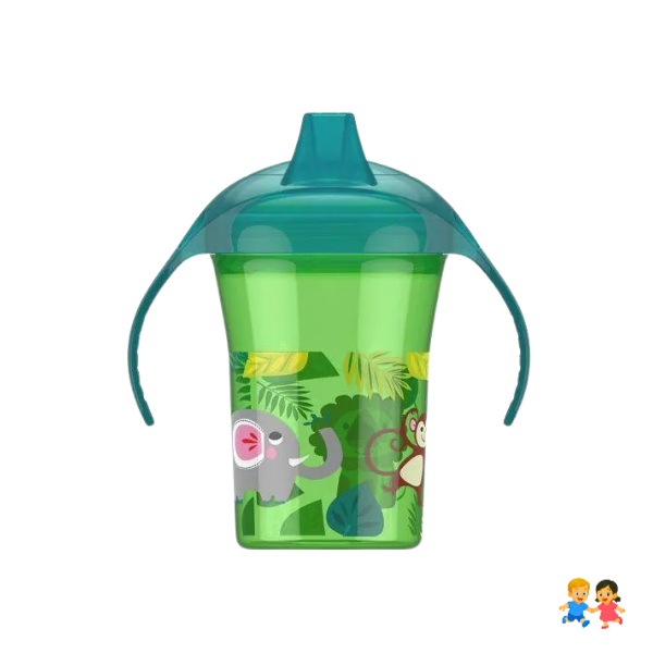 Vaso Con Asas Antiderrame Aprendizaje Para Niños Con Tapa.