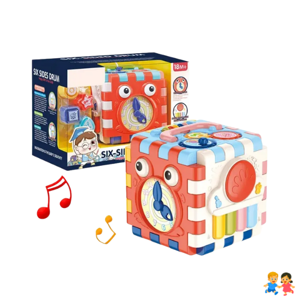 Juguete Cubo Armable 6 Funciones.