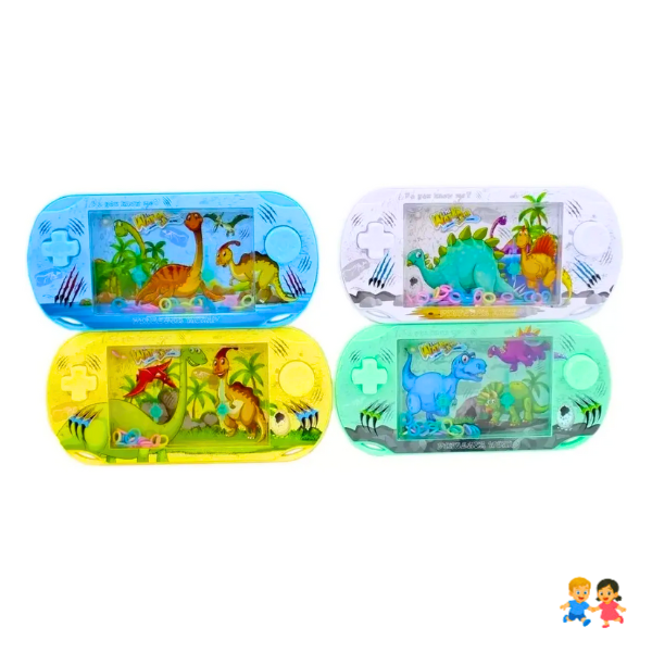 Juego De Agua Dinosaurio Retro Inserta Aro.