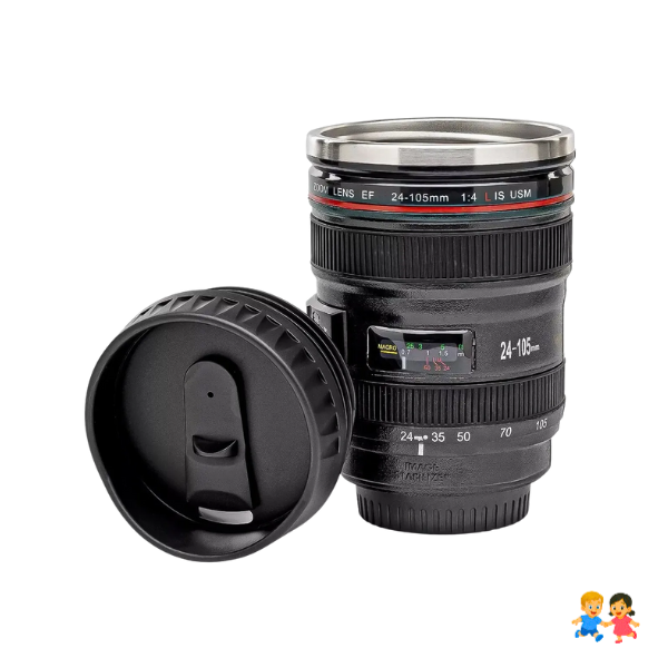Tazón Taza Café Mug Tipo Lente De Cámara Fotográfica.