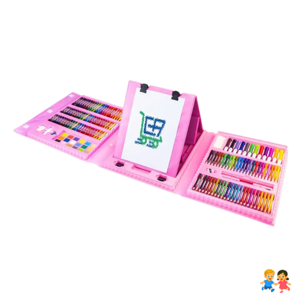 Piezas De Arte Para Niños Kit Set De Dibujo Portátil.