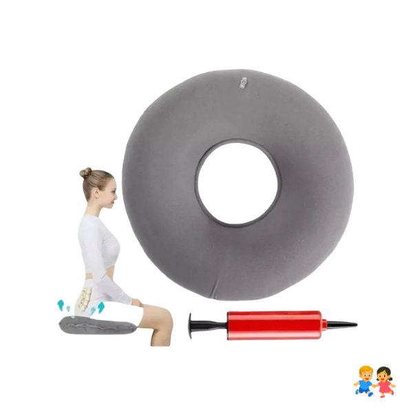 Cojin Dona Ortopédica Para Las Hemorroides Inflable Asiento.