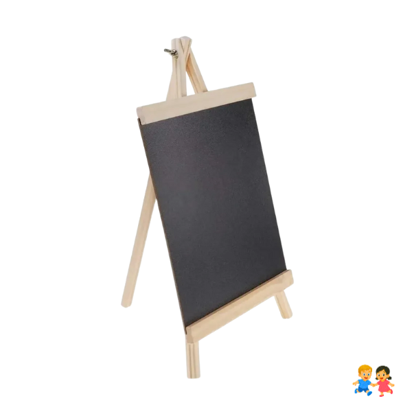 Pizarra Negra + Atril Madera Caballete Pizarra