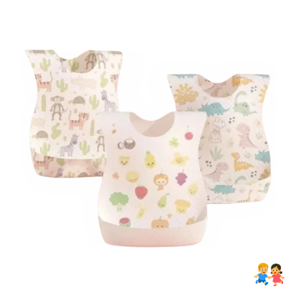 Baberos Desechables 20 Unidades Estándar Unisex Niños/bebés
