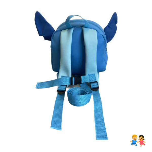 Mochila Pre-Escolar 3D Stitch Con Tirante