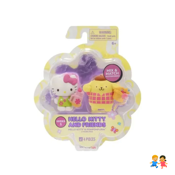 Hello Kitty And Friends Set 2 Figuras con Accesorios