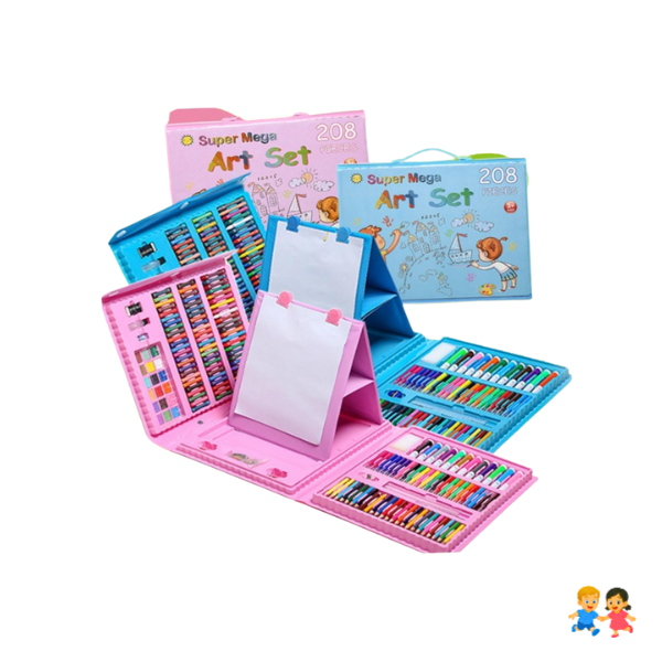 Piezas De Arte Para Niños Kit Set De Dibujo Portátil.
