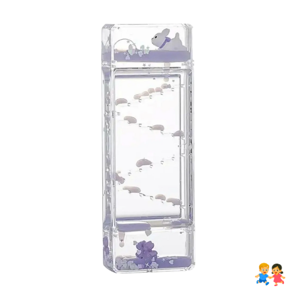 Reloj Arena De Aceite Goteo Líquido Burbujas