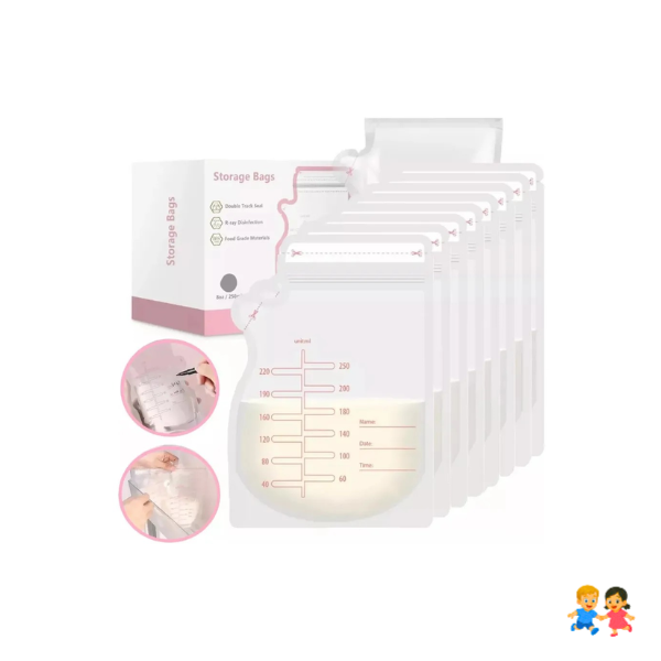Pack 30 Bolsas Para Leche Materna De 250 Ml