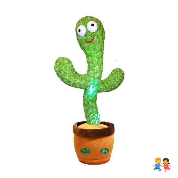 Cactus Bailarín Musical Repetidor Recargable Voz Interactivo