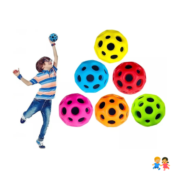 Pelota De Rebote Alto Juguete Sensorial Asteroide