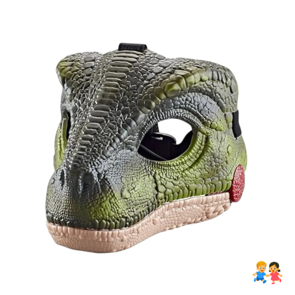 Mascara Infantil Dinosaurio Luz Sonido Y Movimiento De Boca