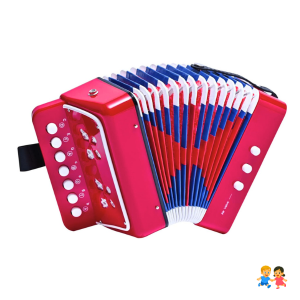 Mini Acordeón De Juguete Para Niños 7 Notas