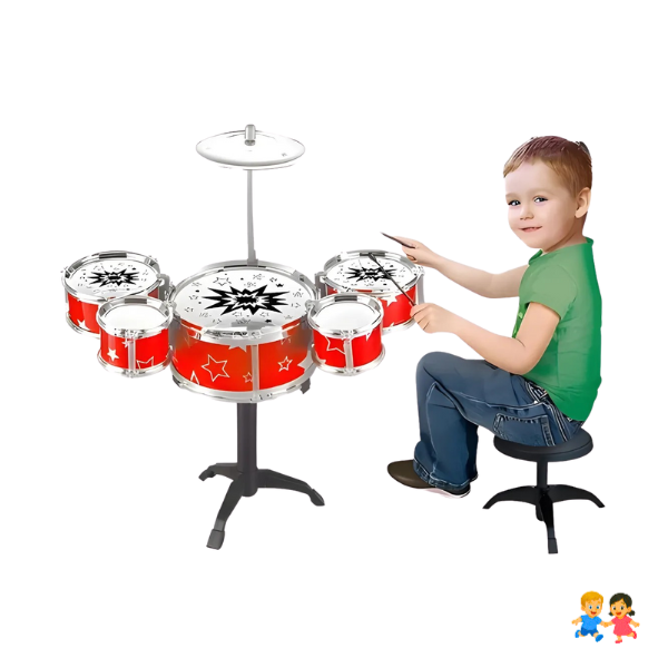Batería De Jazz Infantil, Juguete De Aprendizaje Preescolar