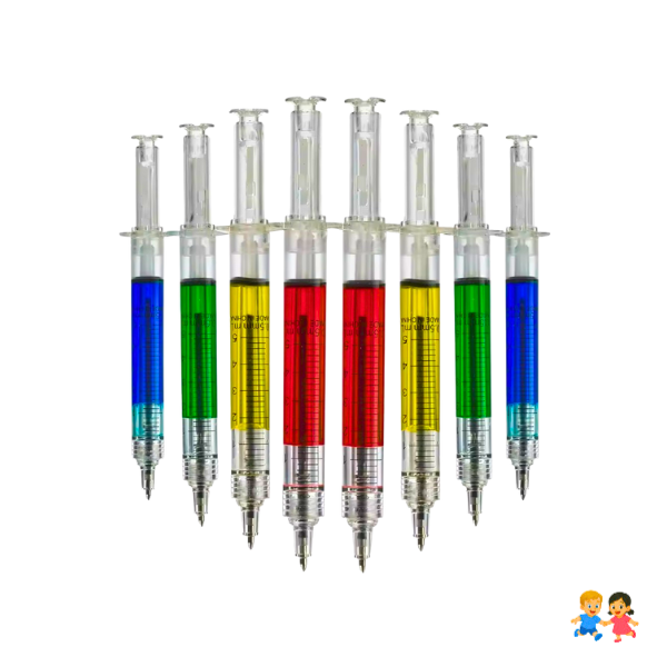 Lapiz Jeringa Bolígrafo Gel Vacuna Lapicero