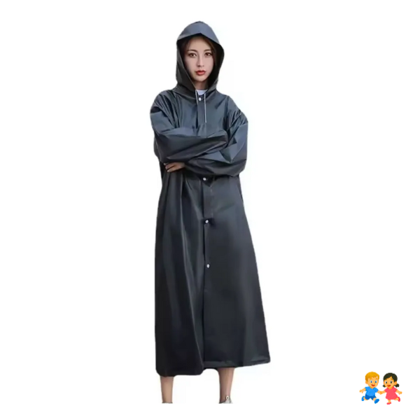 Poncho Niño Impermeable Capa Lluvia Viento Standar Gorro.