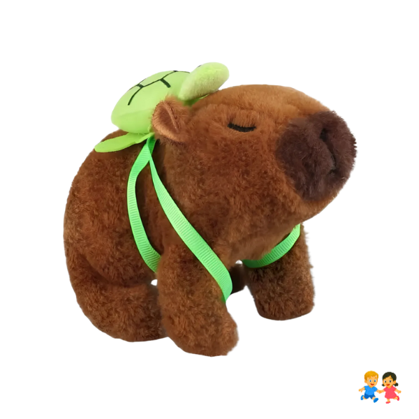 Peluche Capibara Robot Camina Habla Salta Juguete.