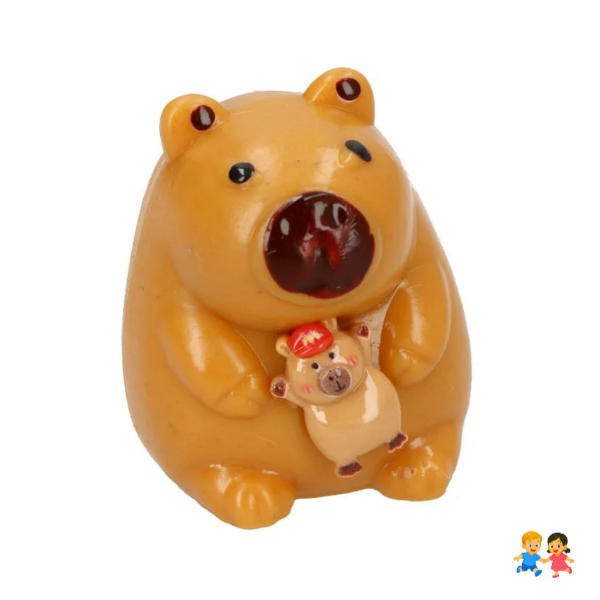 Mini Squishy Juguete Capibara Pegajoso Ultrasuave