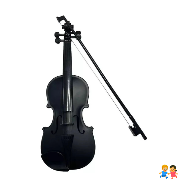 Juguete Violín Para Niños Musical Negro