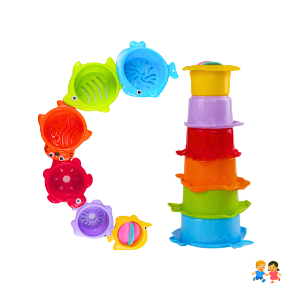 Vasos Apilables Juego Para Bebés Y Niños.