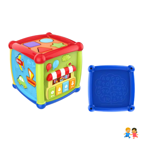 Cubo de Encaje Musical Juego Interativo Didáctico
