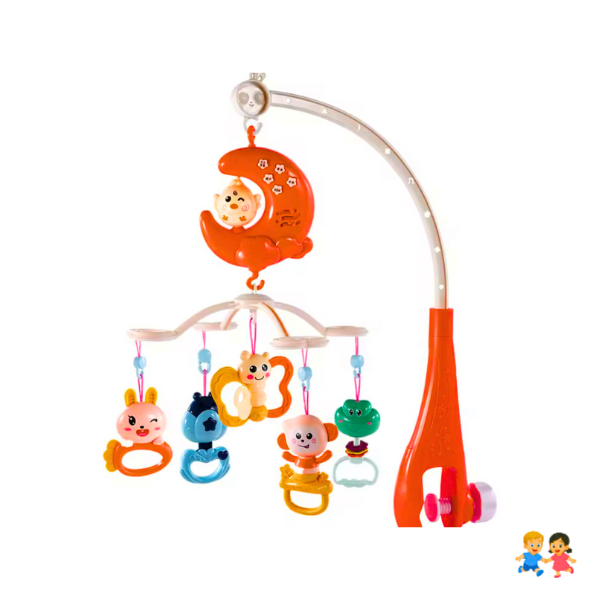 Movil MUSICAL para cuna bebé Con Control 2 en 1
