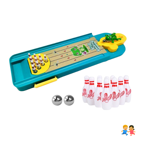 Juego De Mesa Ranita Pista De Bolos