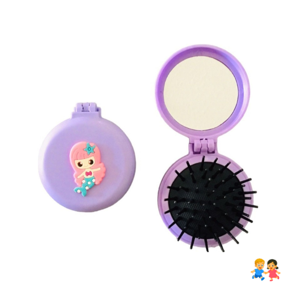 Cepillo Con Espejo De Bolsillo Varios Diseños