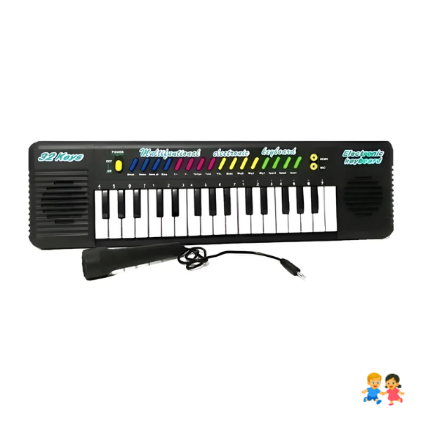 Teclado Musical Electrónico Infantil Con Micrófono 32 Teclas