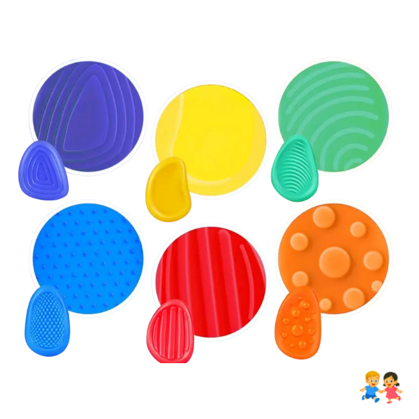 Juguete Sensorial Con Ventosas Discos Texturados