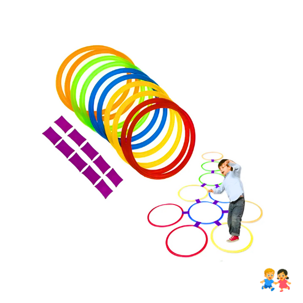 Set 10 Aros De Agilidad Y Entrenamiento