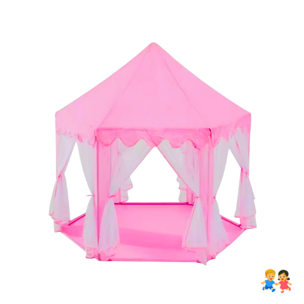 Carpa De Juego Infantil Castillo Rosa Para Niñas
