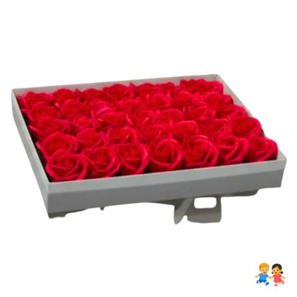 Pack 50 Unid Rosas A Base De Jabón Para Decoraciones