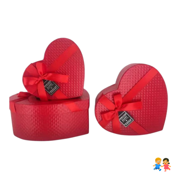 Cajas Corazón Para Regalo 3 Medidas San Valentín