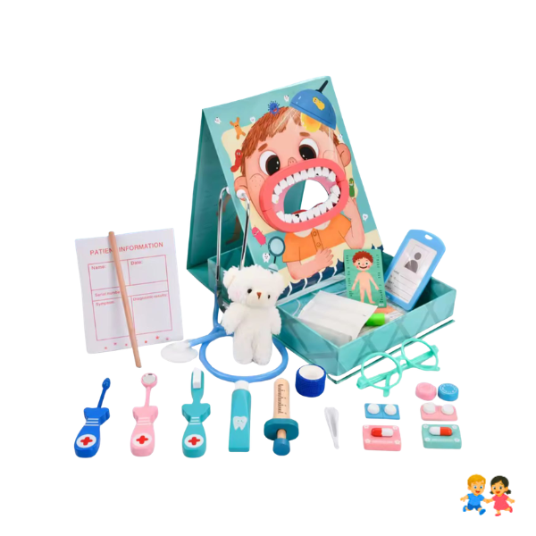 Juego De Roles Dentista Set Odontólogo Niños