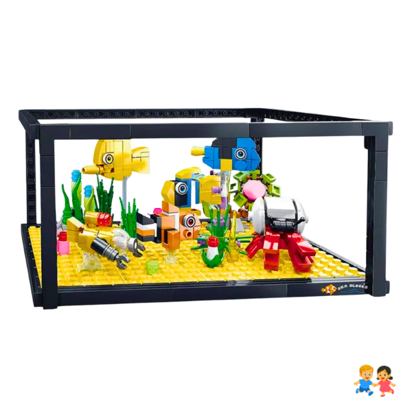 Bloques para Armar acuario Educativos Juego Creativo Niños