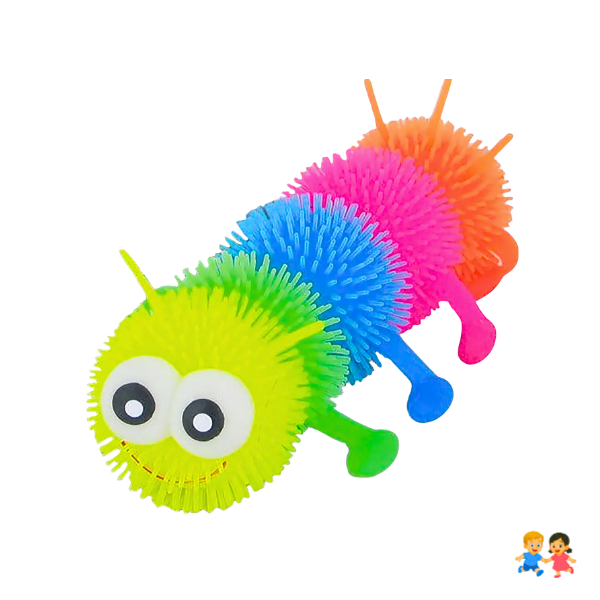 Juguetes Antiestrés Gusano Oruga Flexible