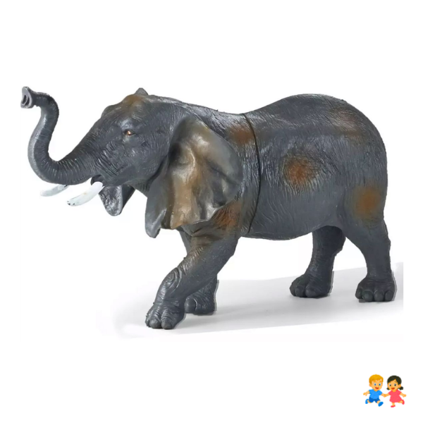 Figura elefante realista 14cm Animal Coleccionable
